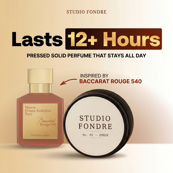 STUDIO FONDRE No. 01 EMBER — solid perfume in the spirit of Baccarat Rouge 540