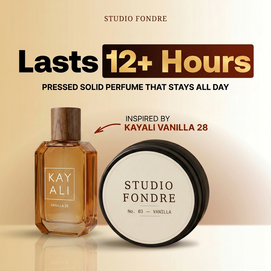 STUDIO FONDRE No. 03 VANILLA — solid perfume in the spirit of Kayali Vanilla 28